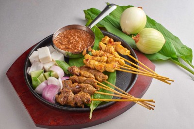 Malaysian Satay was cooked in The Café by Invito